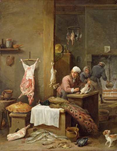 In de keuken, 1669 door David Teniers the Younger